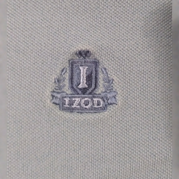 Izod Silk Wash men's 100% cotton blue polo shirt - Picture 6 of 11